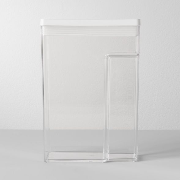 8"W X 4"D X 11.5"H Plastic Food Storage Container With Snap Lid Clear - Made By Design™ | Target