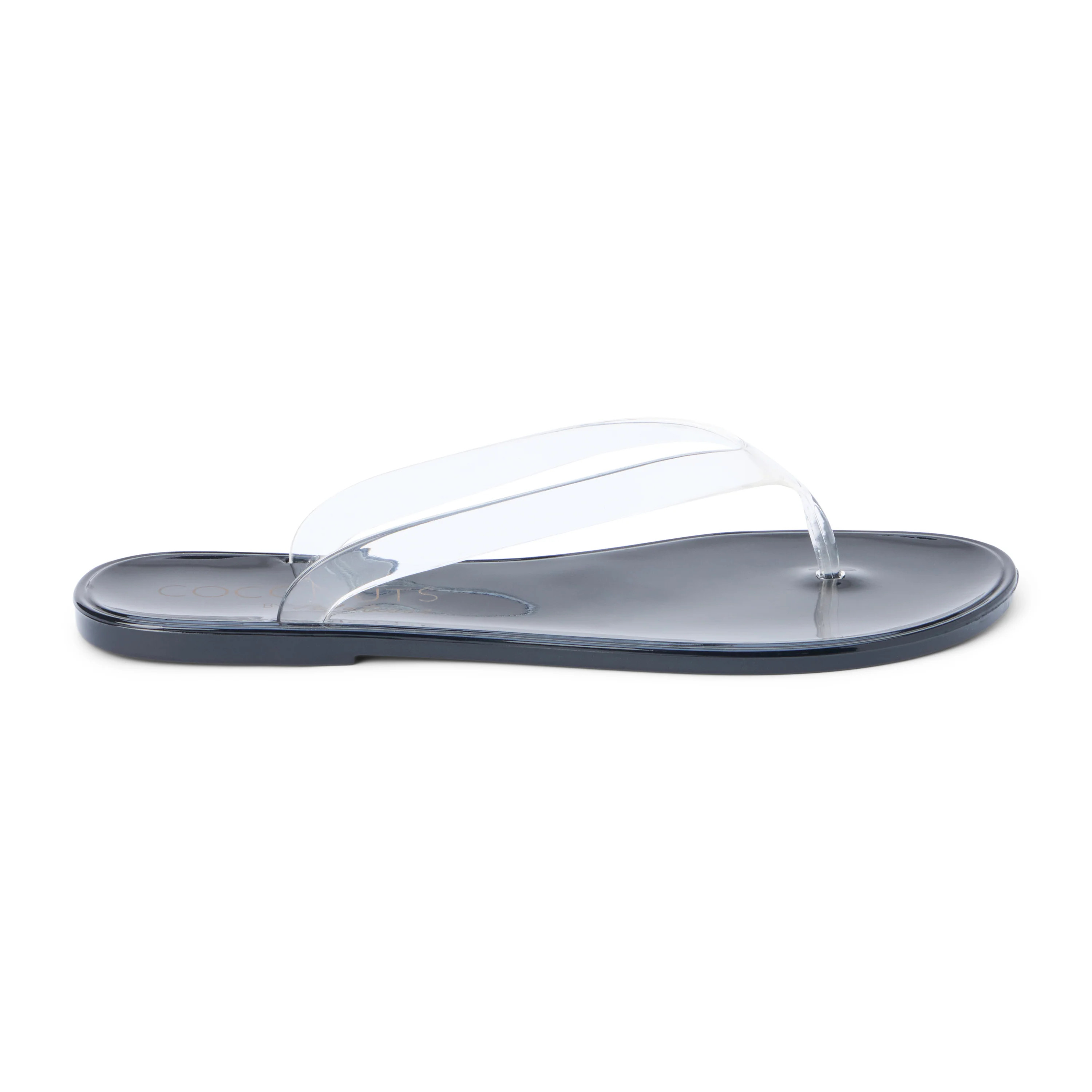 Olsen Jelly Flip Flop | Clear/Black \u2013 Coconuts by Matisse | Matisse Footwear
