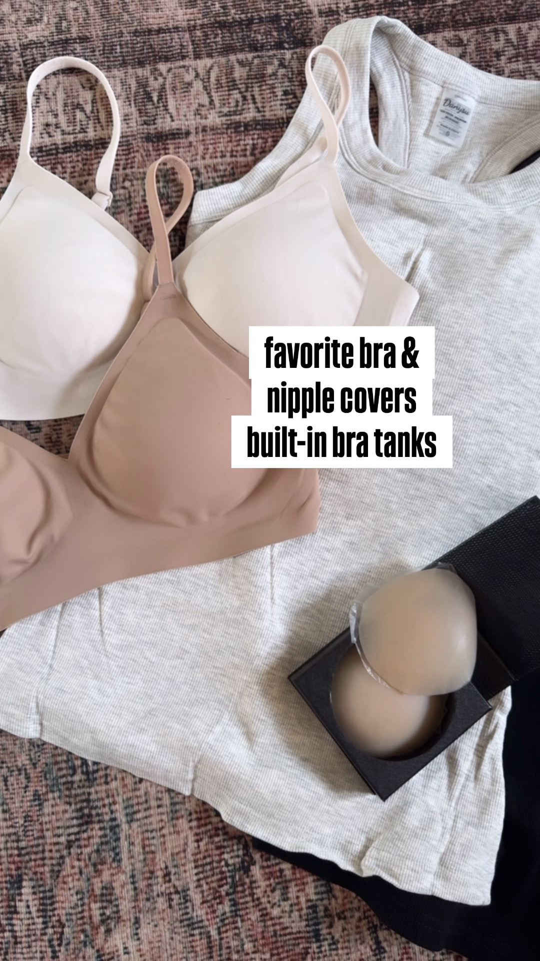 Built-in bra tanks. Summer tanks. Nipple covers. Favorite bra: the Relief bra. 

#LTKootd #LTKOver40 #LTKSeasonal