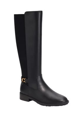 COACH Women's Faith Riding Boots, Black, 8M | Belk