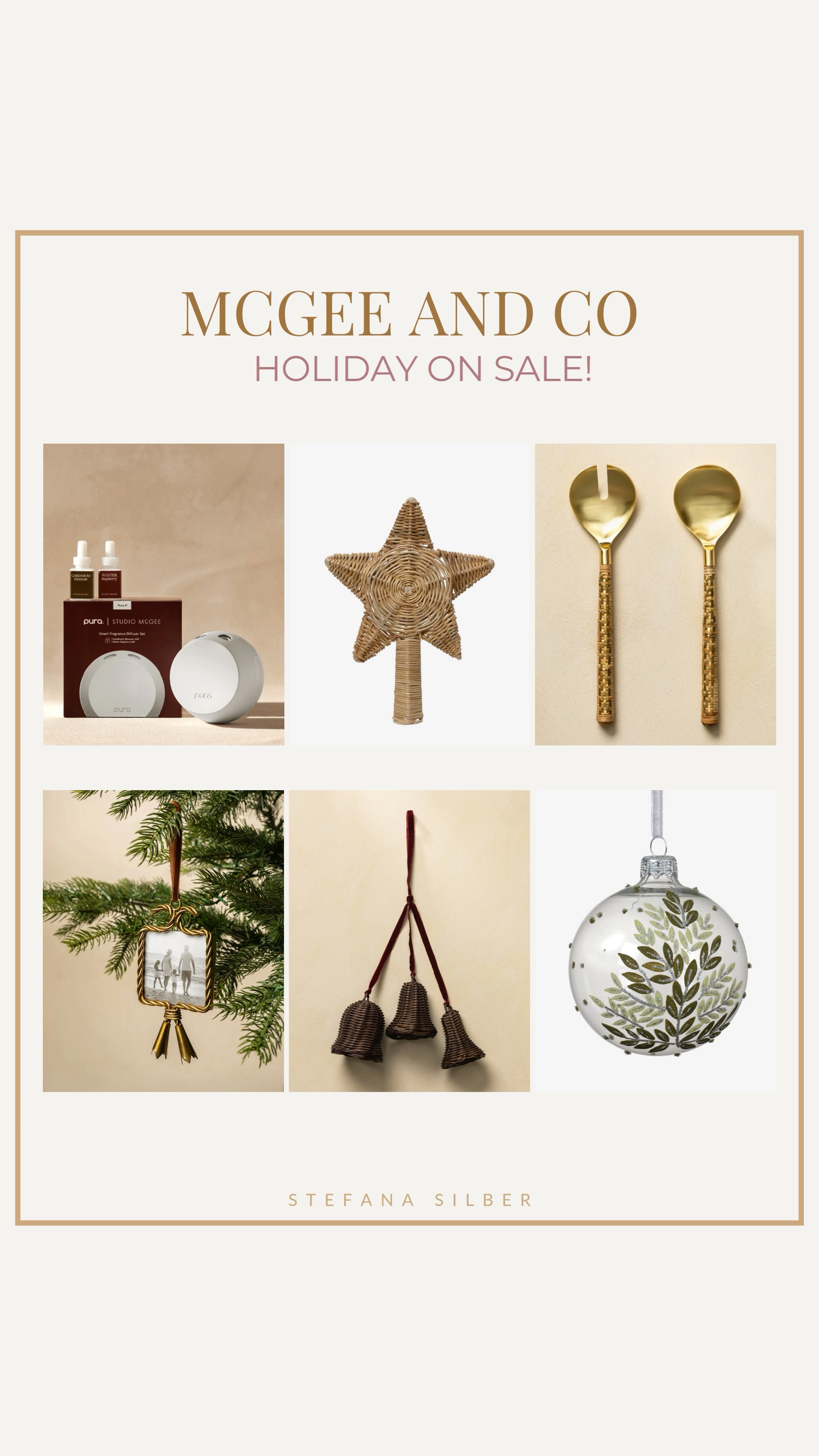 McGee and Co holiday sale! Save big on these pretty Christmas decorations.

Christmas decorating, ornaments, tree topper,  Christmas bells, serving utensils 

 

#LTKGiftGuide #LTKHoliday #LTKSaleAlert