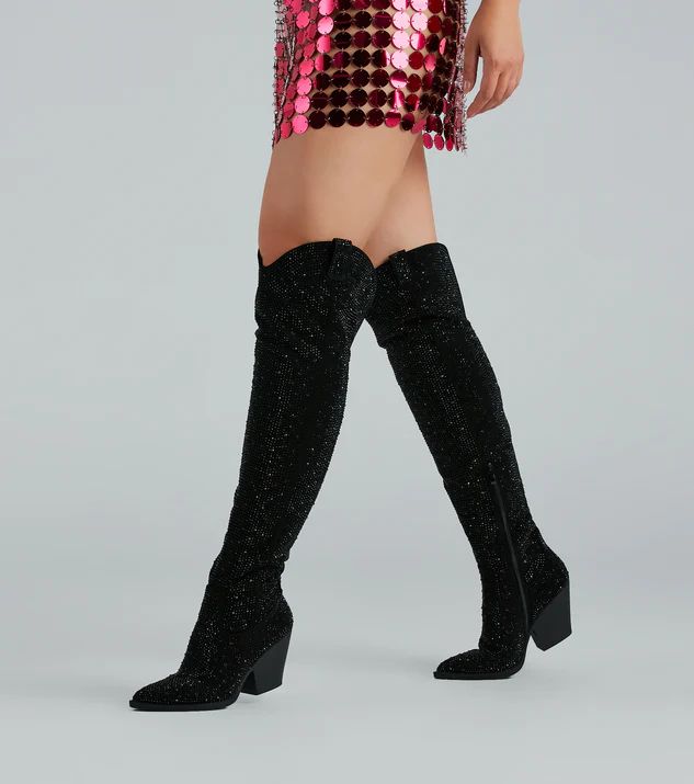 Kick Up The Glam Rhinestone Cowboy Boots | Windsor Stores