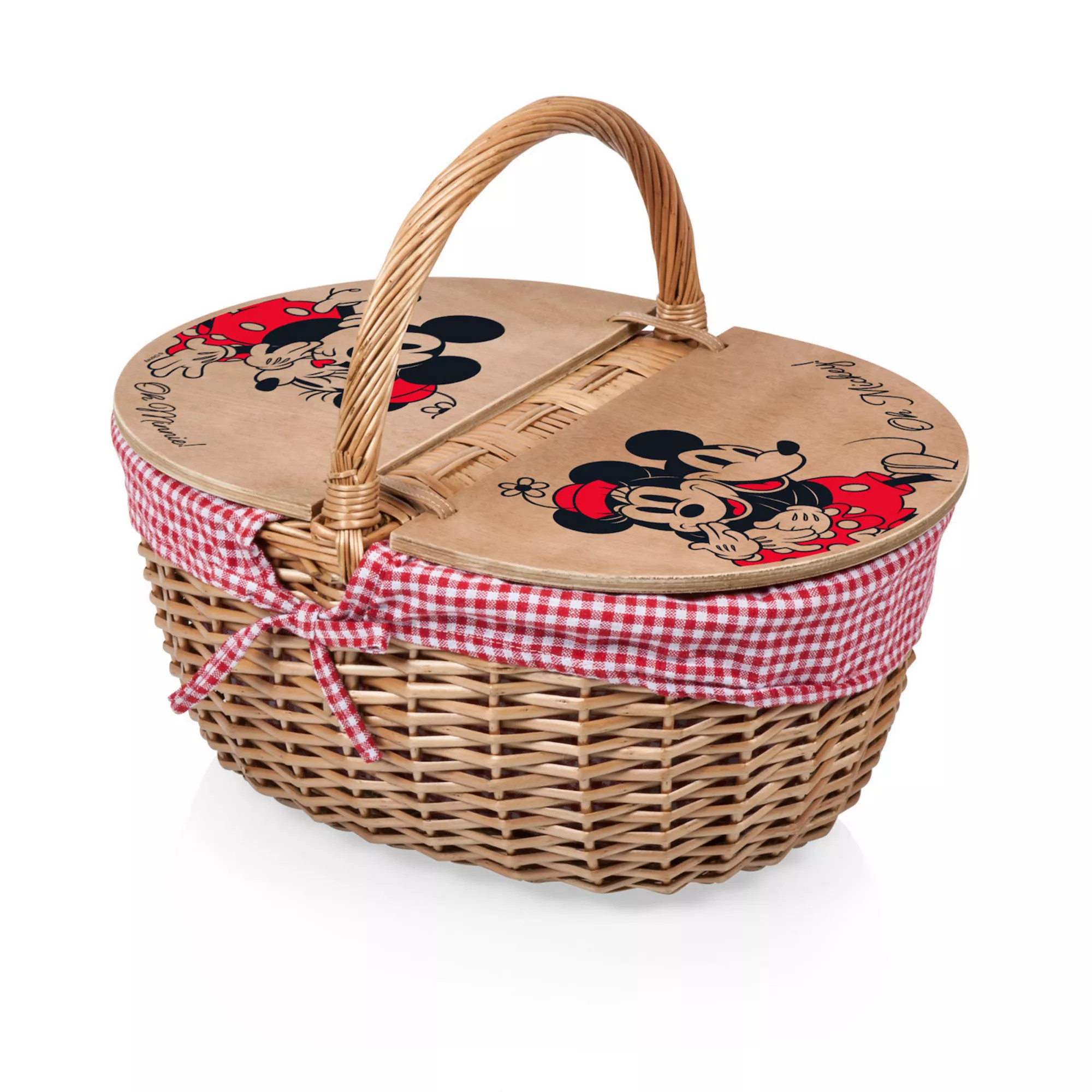 Disney's Mickey & Minnie Mouse Country Picnic Basket by Picnic Time | Kohl's