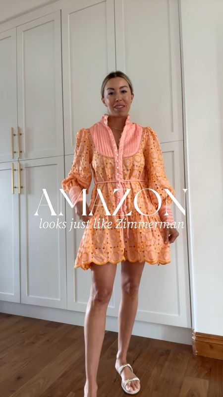 Amazon dress under $100 and looks like Zimmerman 🧡 I’m wearing a size small

#LTKstyletip #LTKfindsunder100