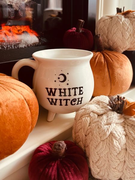 PSL season has arrived! Don’t you just love hot cosy drinks in fall?! Autumn is my favourite time of year so why not enjoy your coffee or hot chocolate in this cute cauldron white witch mug to match your home Halloween decorations. 

U.K. blogger, home decor, kitchen, Amazon. 



#LTKstyletip #LTKSeasonal #LTKhome