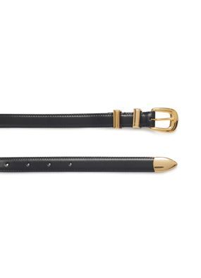 Western 14 belt with elegant strap in smooth calfskin - CELINE | 24S US
