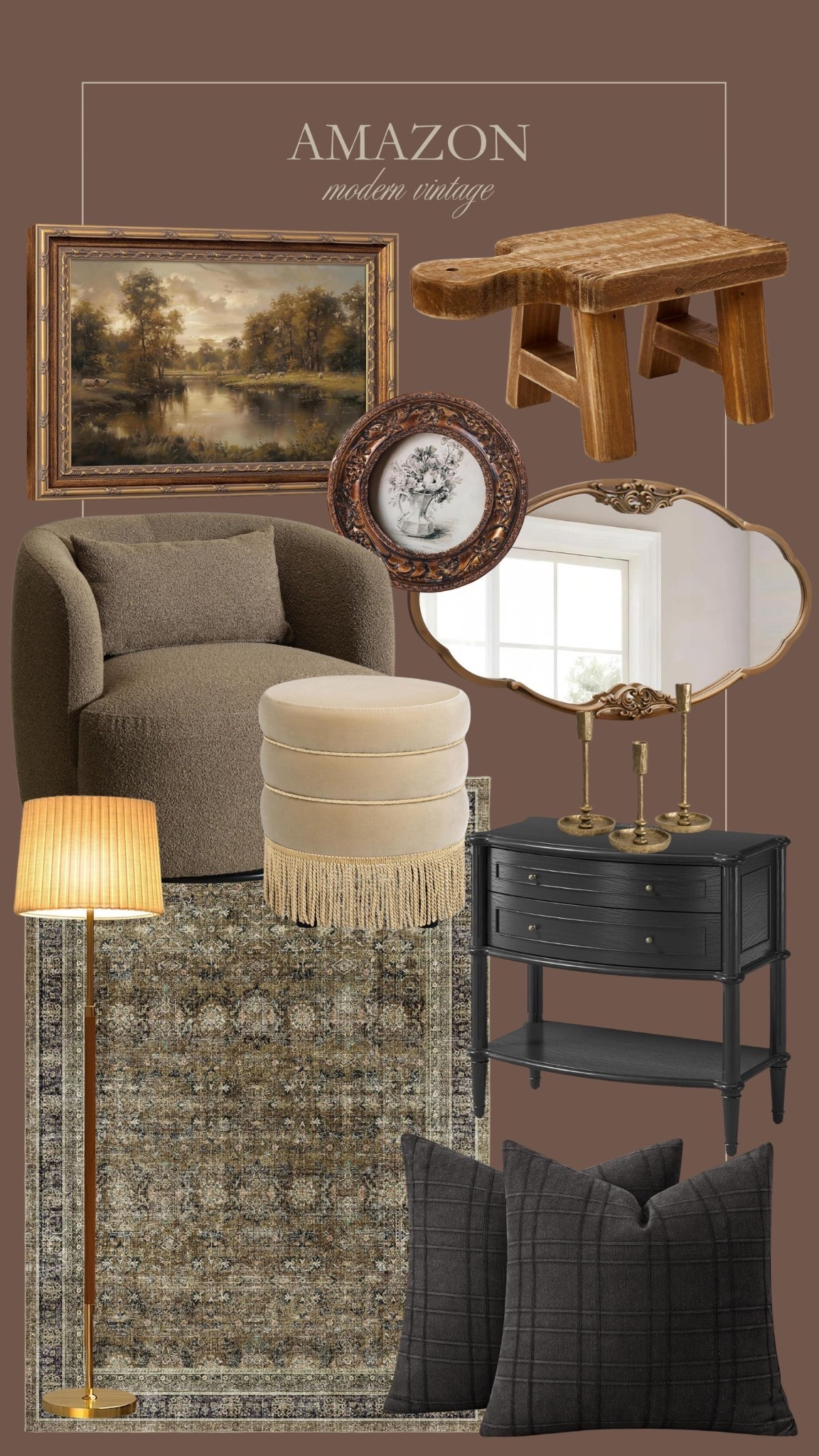 Amazon modern vintage finds & favorites! Loving these for a moody and neutral home. 🤎

#LTKHome