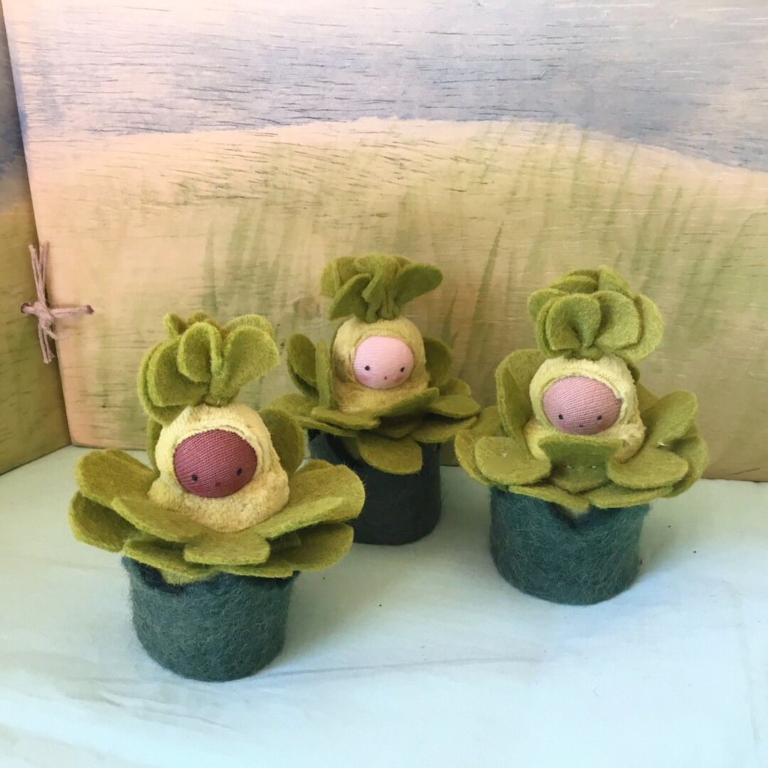 Lettuce Baby Doll // Waldorf Toy // Sprout Doll // Nature Table // Stocking Stuffer // Childrens ... | Etsy (US)
