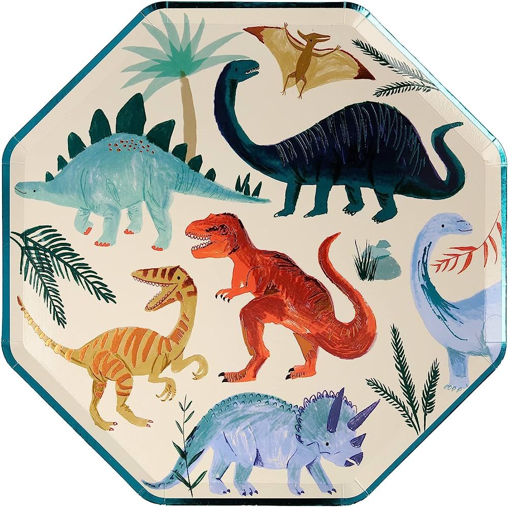 Meri Meri Dinosaur Kingdom Dinner Plates | Amazon (US)