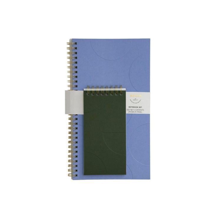 Post-it 2pk Spiral Notebook Set - Forest Green &#38; Periwinkle | Target