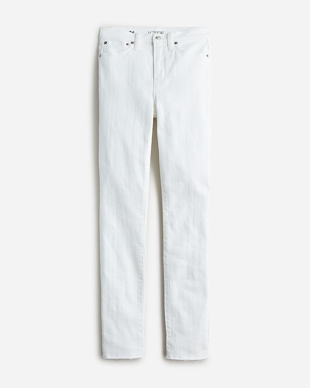 10" toothpick jean in white wash | J.Crew US