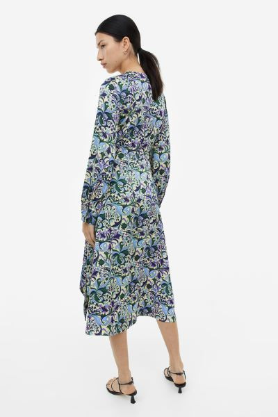 Balloon-sleeved Wrap Dress | H&M (US + CA)