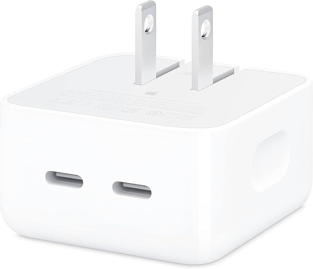 Apple 35W Dual USB-C Port Compact Power Adapter | Amazon (US)