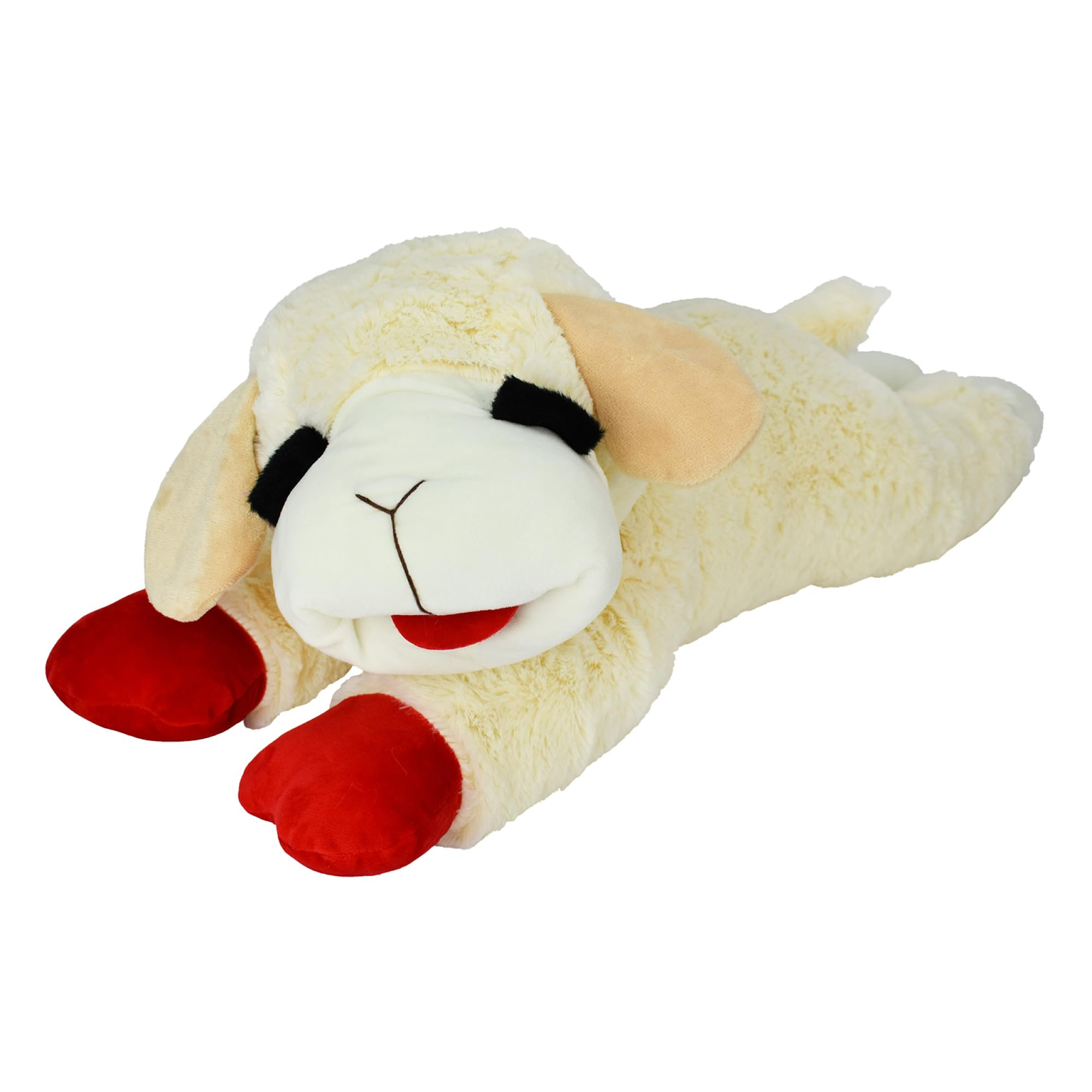 Multipet Lamb Chop Dog Plush Toy - Squeaky Toy for All Dogs - Extra Soft Plush - Stuffed Animal f... | Amazon (US)