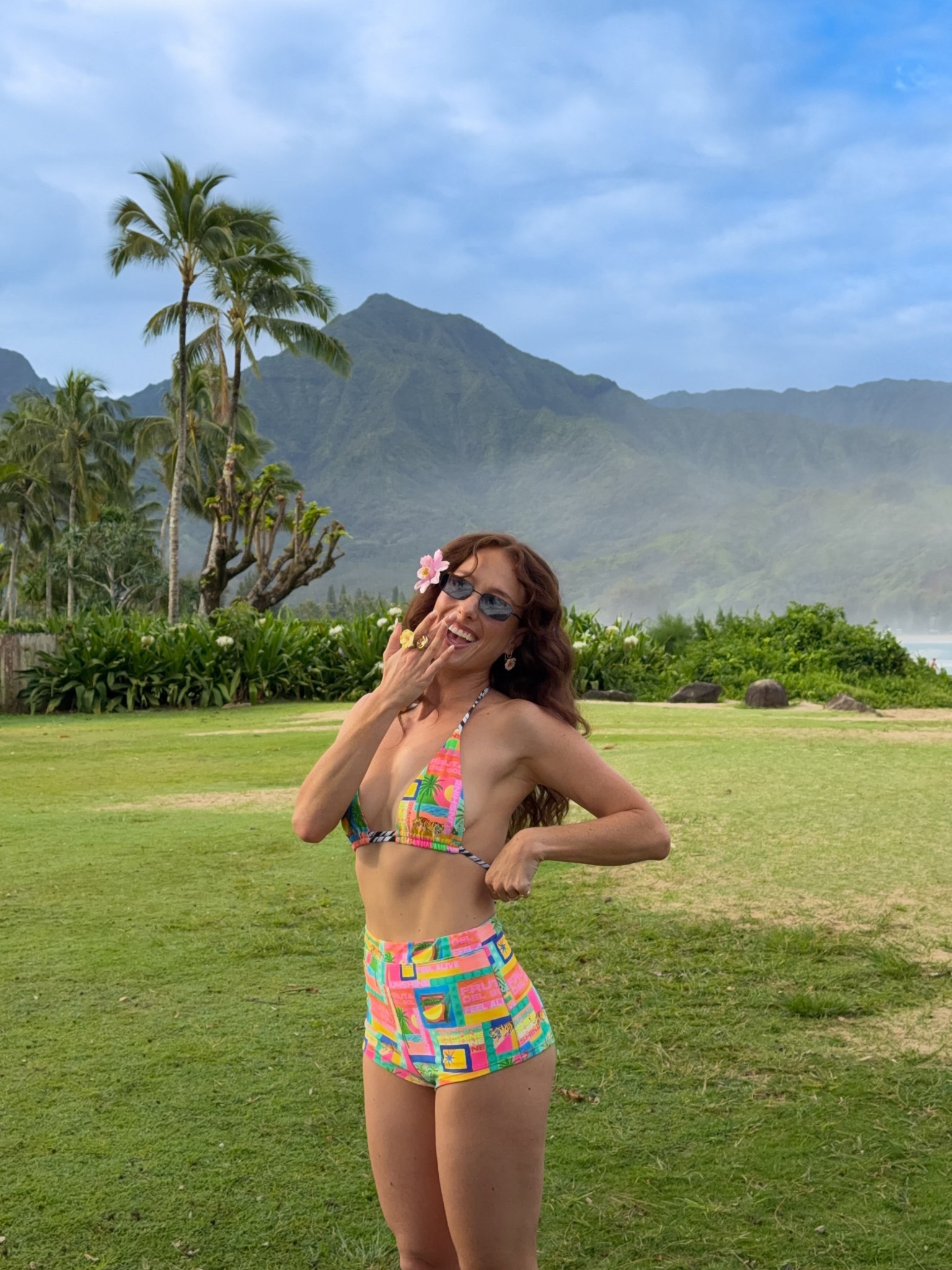 Hawaii cute retro bathing suit with shorts! 

#LTKmorningroutine #LTKSwim #LTKTravel