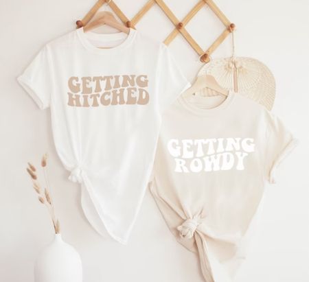 Bridal tees ✨

Bride | getting married | bride  | Mrs.  | gift for bride | bridal style | tietheknotinstyle | wedding day | bachelorette party | shop small | shop local | wedding shower | casual bride  | bridesmaid gift | gift idea for bridal party

#LTKunder50 #LTKwedding #LTKstyletip
