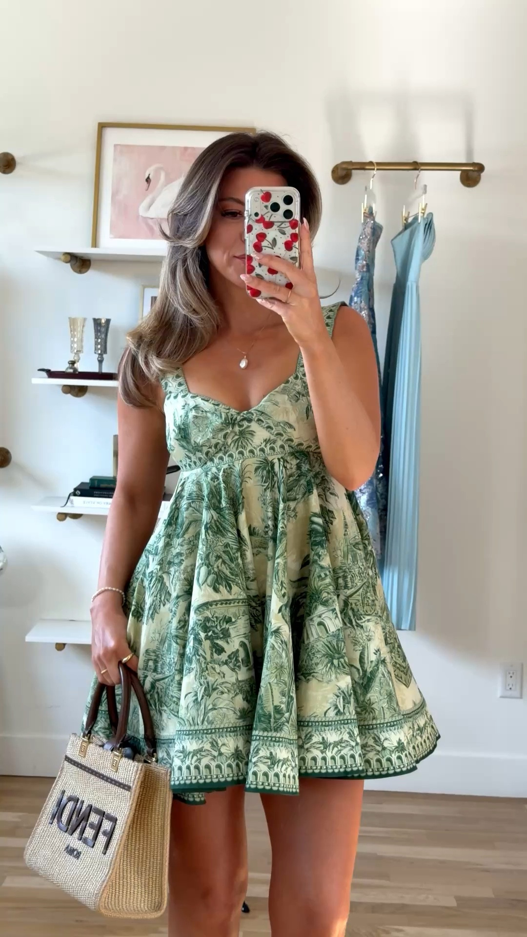 Green floral mini resortwear and summer cocktail dress

Vivrelle code: emersonhannon
Wearing my usual small/2

Vacation
Destination
Cocktial
Date night
Pool day
Beach trip

#LTKootd #LTKTravel #LTKSeasonal
