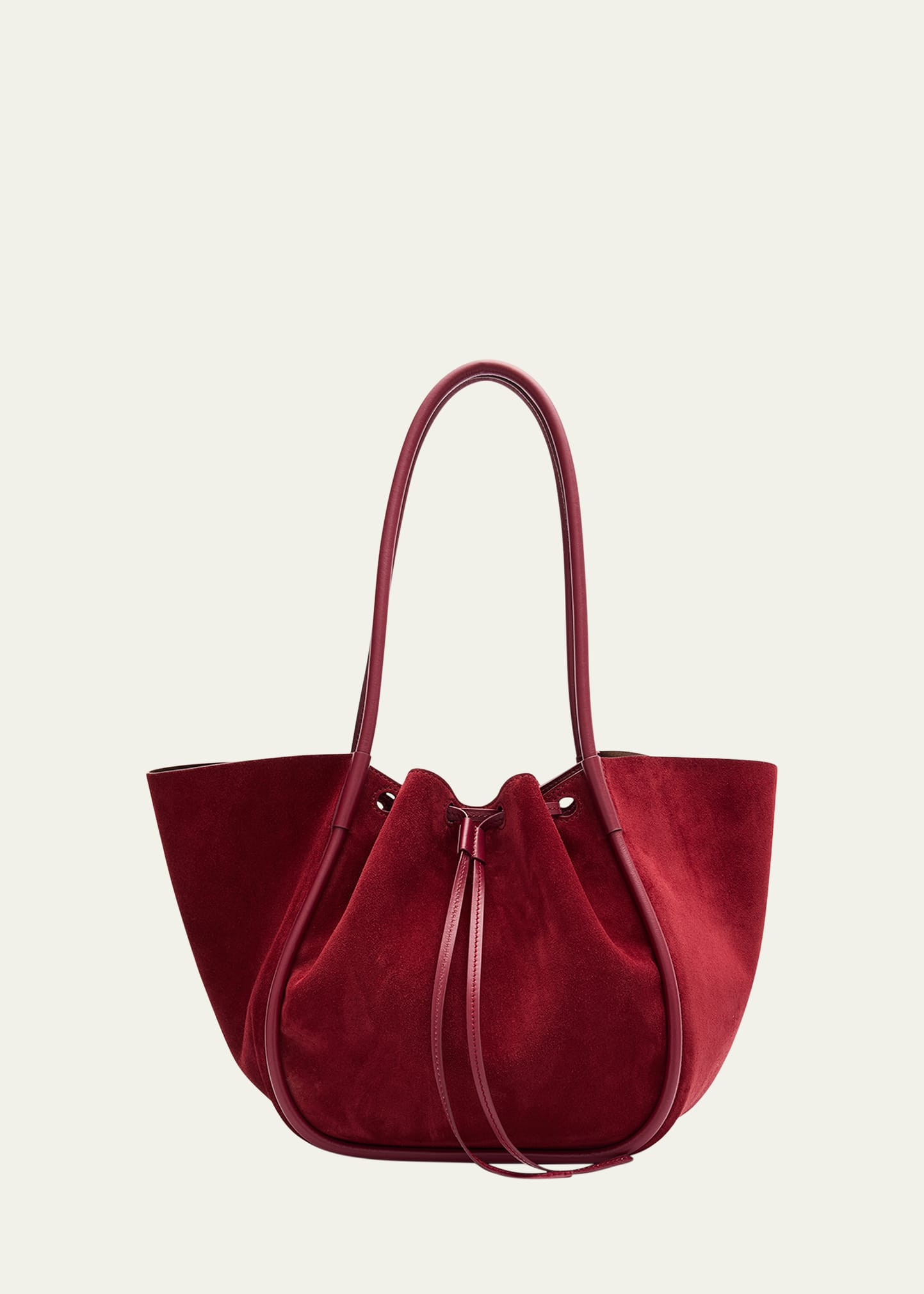 Proenza Schouler Large Ruched Suede Tote Bag | Bergdorf Goodman