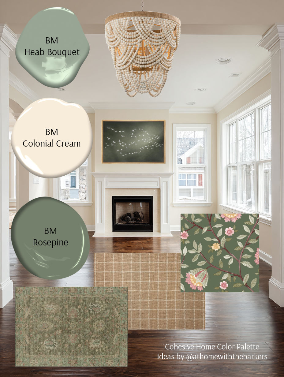 DIY home decorating, home color palette, area rugs and wallpaper 

 #LTKHome #LTKSaleAlert
