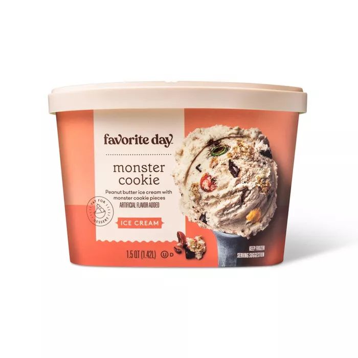 Monster Cookie Ice Cream - 48oz - Favorite Day™ | Target