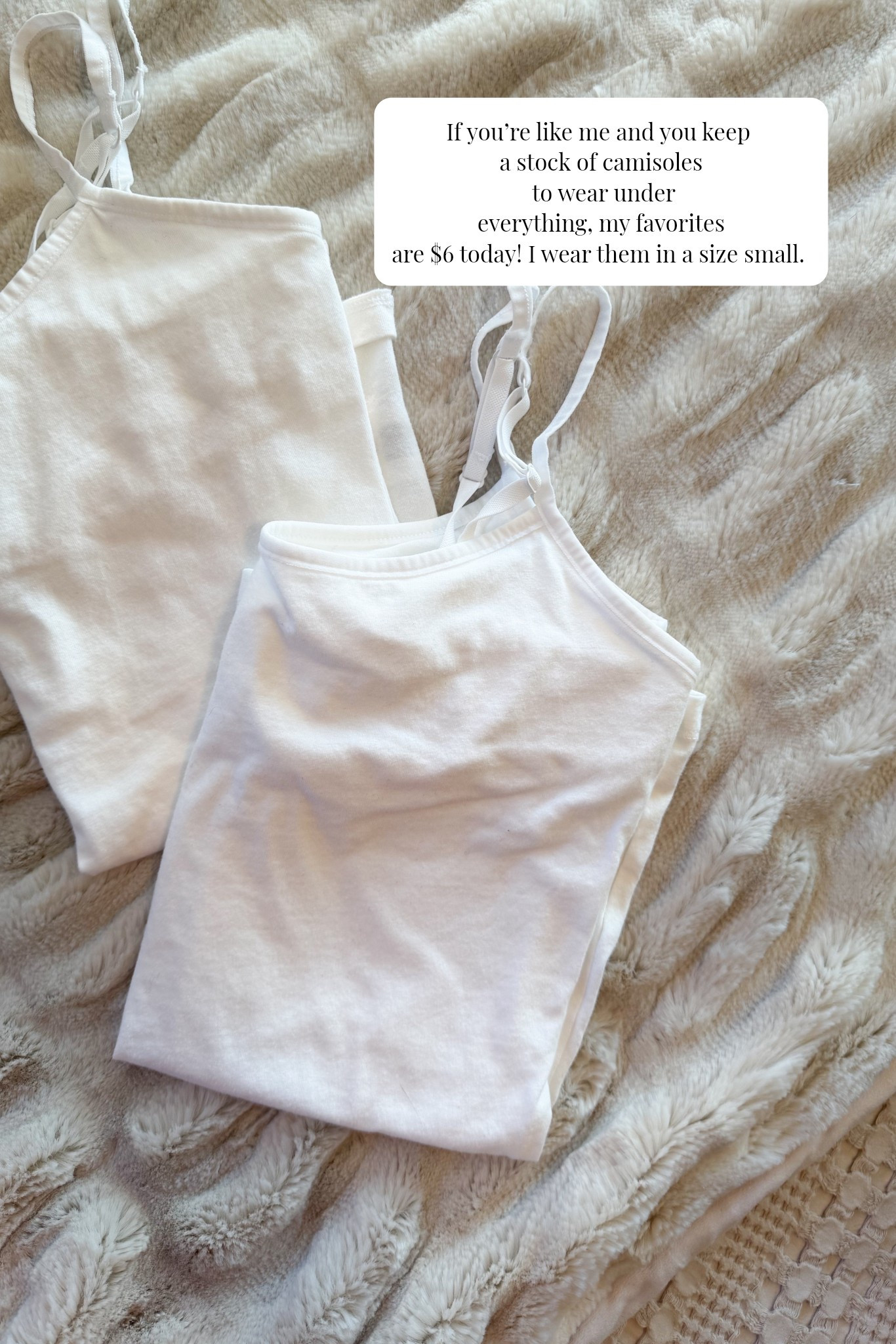 My favorite camisoles are $6 today!

I wear these in a size small.

#LTKPetite