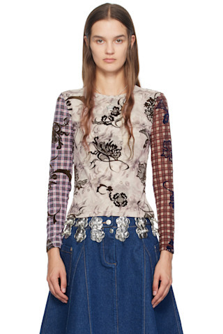 Chopova Lowena - Multicolor Elaine Long Sleeve T-Shirt | SSENSE
