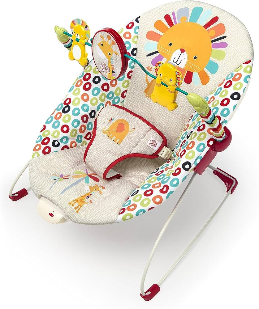 Bright Starts Portable Baby Bouncer Soothing Vibrations Infant Seat with Removable-Toy-Bar, 0-6 M... | Amazon (US)