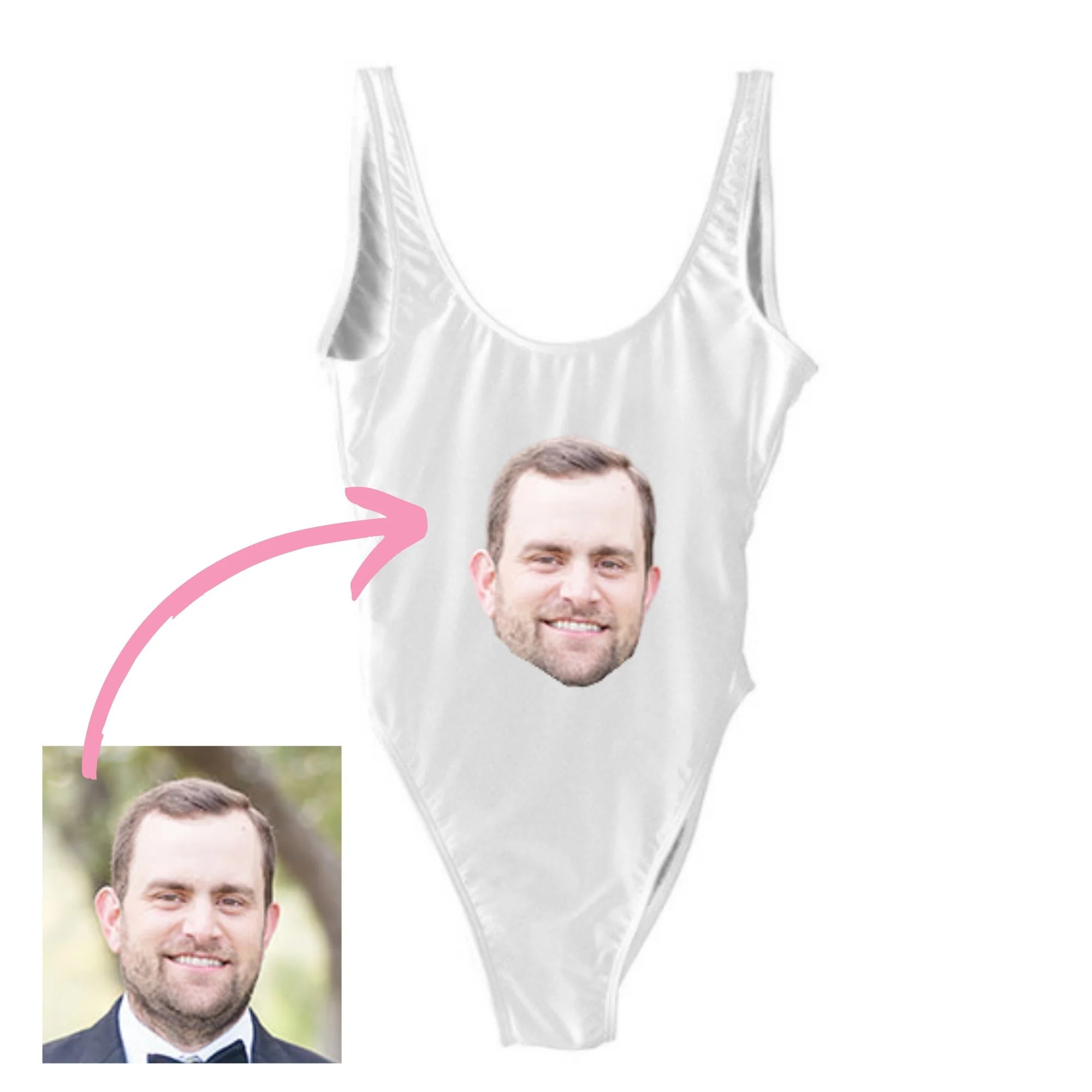 Custom Face Swimsuit | Sprinkled With Pink