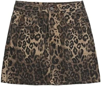 Mini Skirt, Leopard Print | Amazon (US)