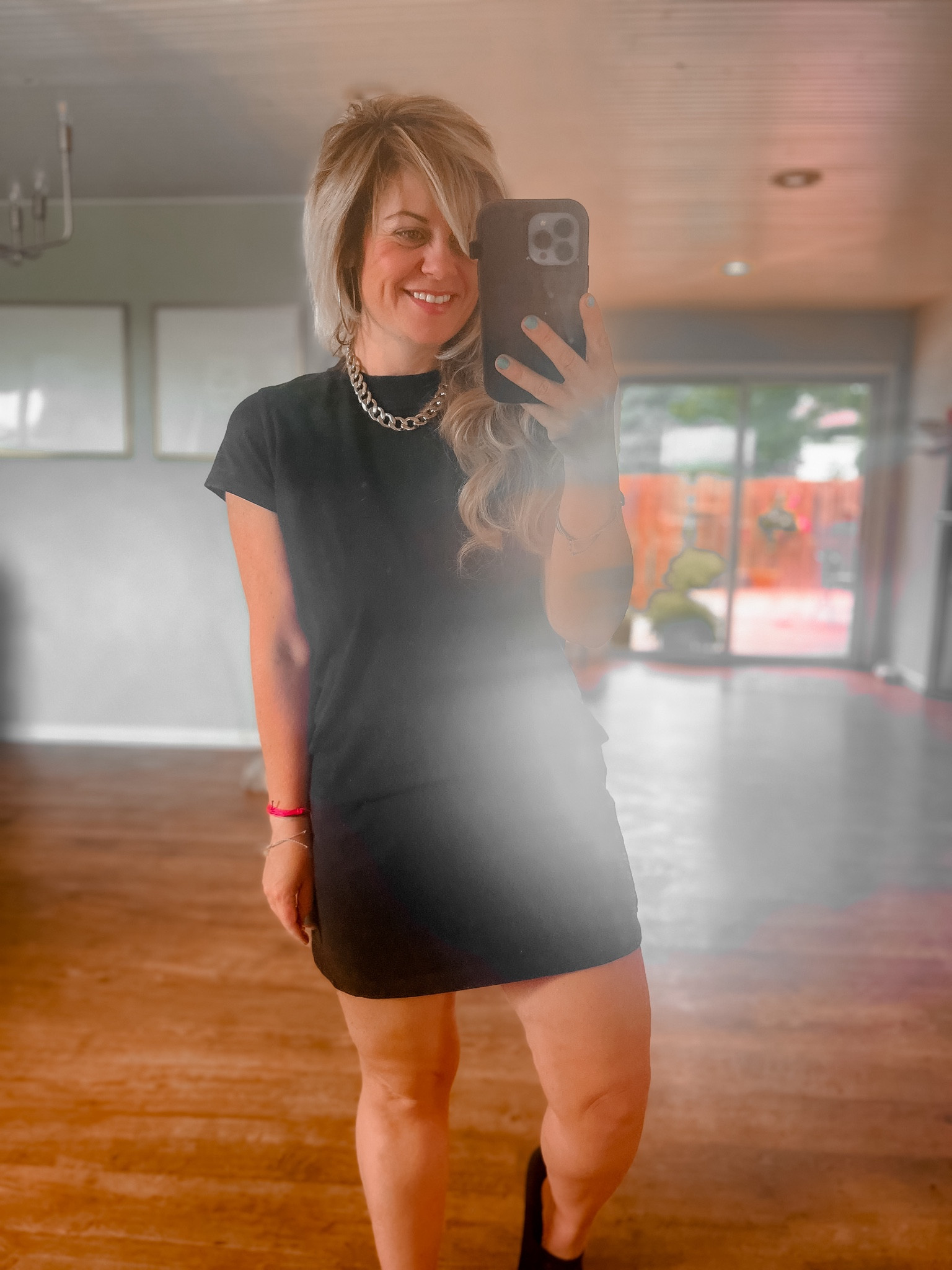 That tee shirt dress from Walmart
I’m wearing a extra small and it is so comfortable and flattering. Black dress. 
#walmart
#walmarthaves
I bought the stripped one also. 

#LTKFindsUnder50 #LTKSeasonal #LTKActive