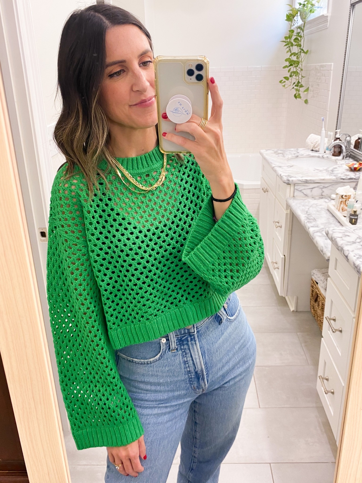 Quality is 💯. Wearing size XS. Would style with high waisted black denim and black heels/boots  

#LTKunder50 #LTKstyletip