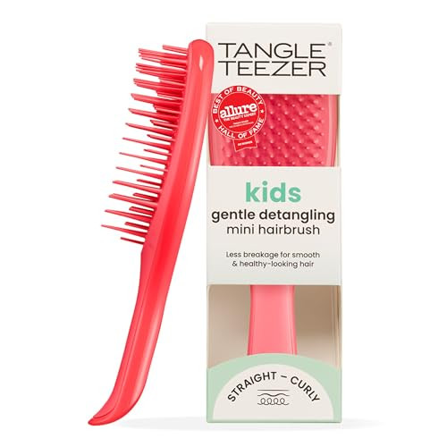 Tangle Teezer Ultimate Detangler Brush, Eliminates Knots & Reduces Breakage, Travel-Size Mini Hair Brush for Straight to Wavy Hair Types, Pink Punch | Amazon (US)