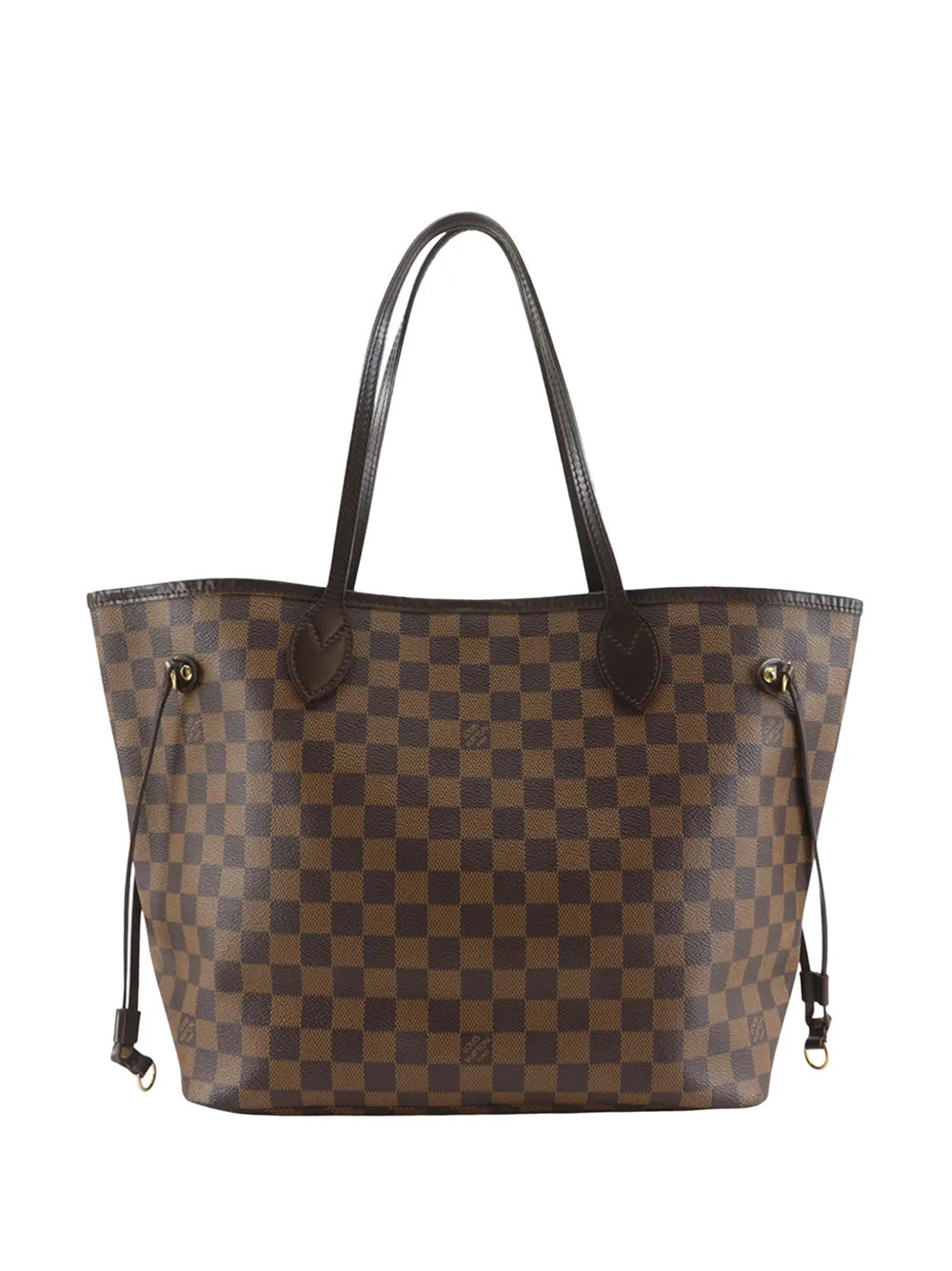 Louis Vuitton Pre-Owned 2012 Damier Ebene Neverfull MM tote bag - Brown | Farfetch Global