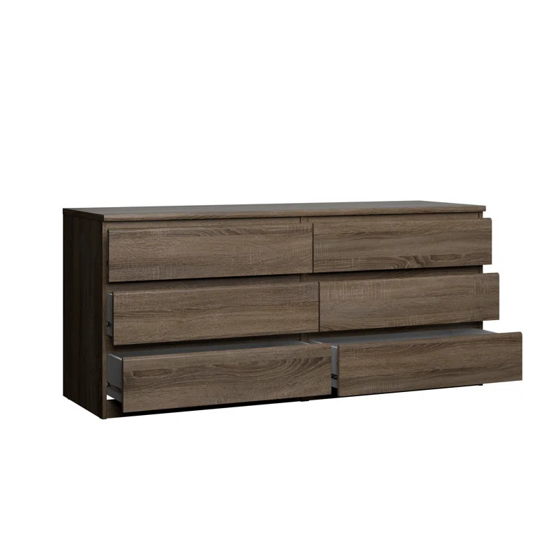 Kepner 6 Drawer 60.5" W Double Dresser | Wayfair North America