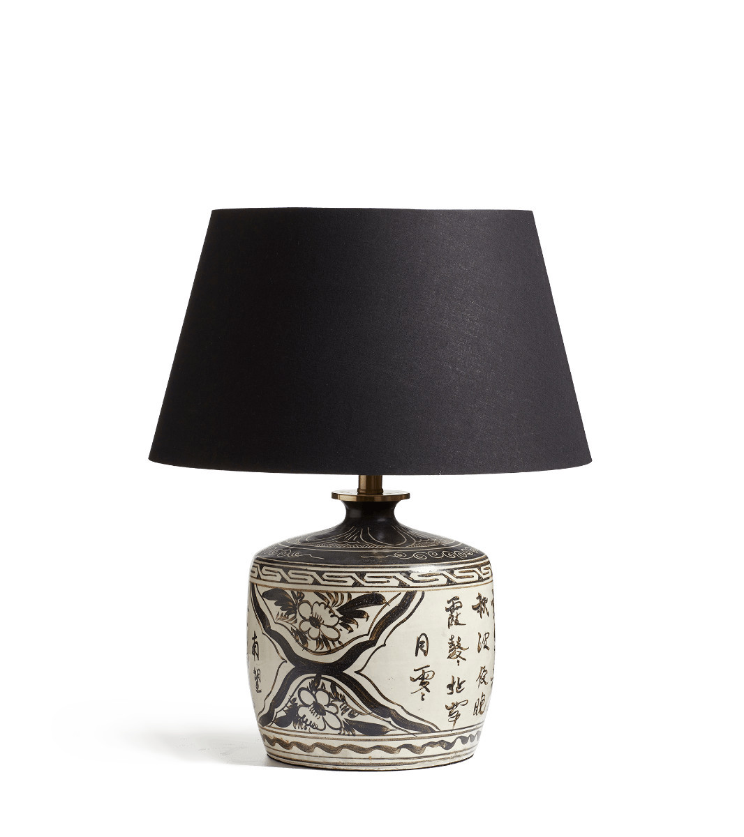 Wintersweet Table Lamp - Off-White/Black | OKA UK