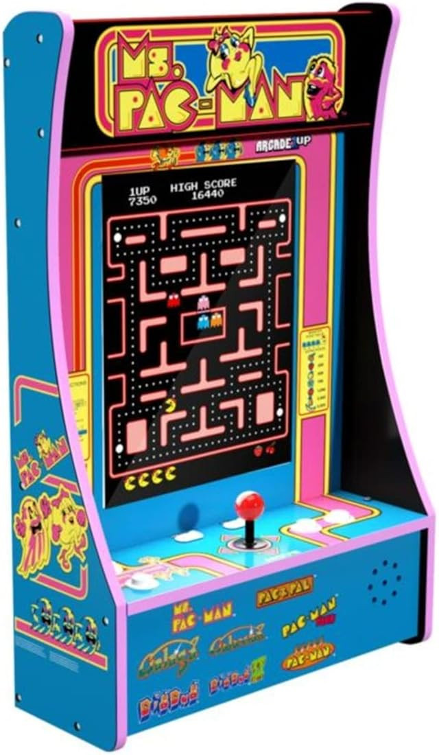 ARCADE1UP MS PAC-Man PARTYCADE 8 Games in 1 Blue | Amazon (US)
