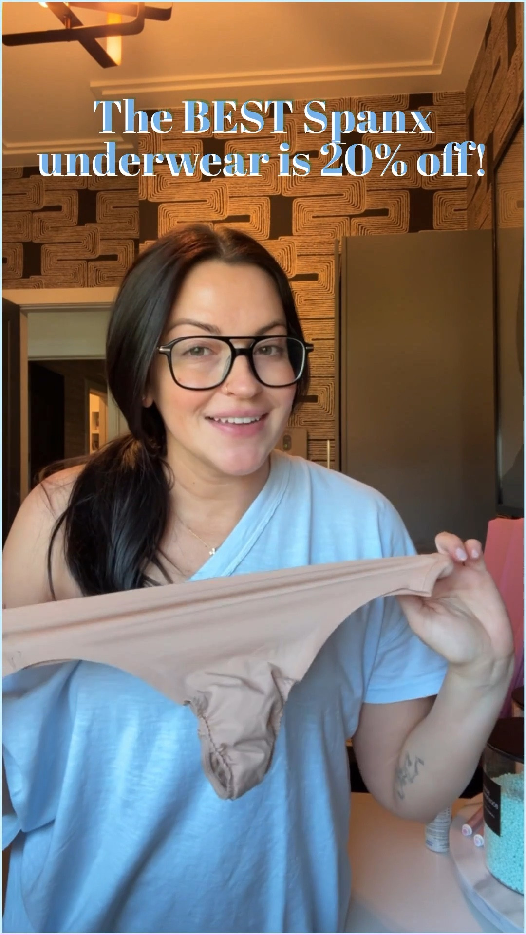 Spanx 20% off with “LTKSPANX" this “one size” underwear is incredible. Also comes in “one size plus” and multiple styles!

#LTKWatchNow #LTKPlusSize #LTKSpringSale