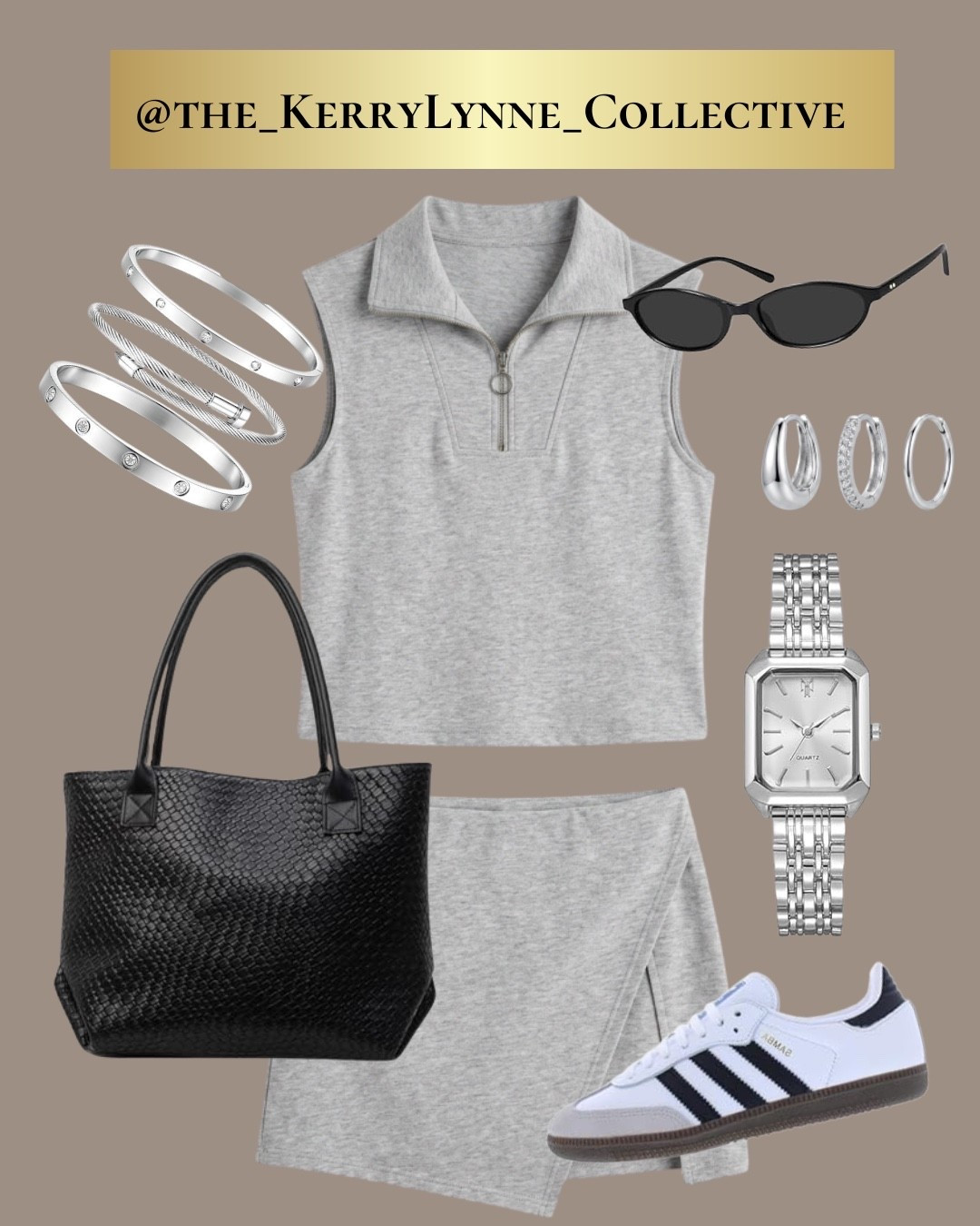 ✨ The Everyday Edit ✨

Proof that comfortable doesn’t have to mean sacrificing style.

This matching set is the kind of outfit you’ll reach for on repeat—whether you’re heading to Pilates, grabbing coffee, running errands, traveling, or simply wanting to look effortlessly put together.

Paired with sleek sneakers, oversized sunnies, silver accessories, and a woven tote, this look strikes the perfect balance between sporty and elevated.

Because the best outfits are the ones that work for real life while still making you feel confident. 🤍

Shop the entire look on my LTK.

#LTKStyle #AthleisureStyle #EffortlessStyle #TheKerryLynneCollective #LTKFinds