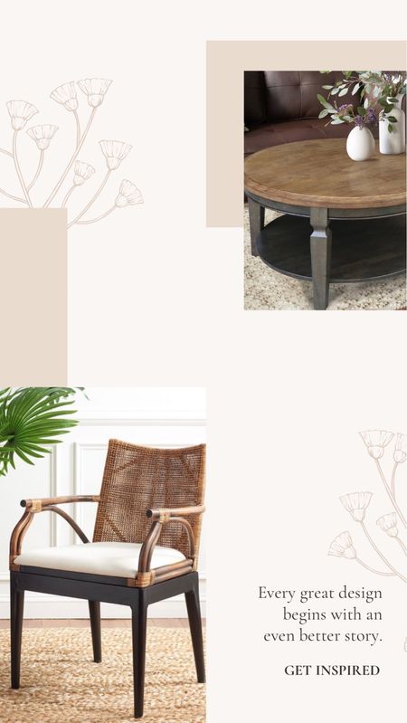 Living room round coffee table 
Accent chair 
Area rug linked 



#LTKWedding #LTKHome #LTKStyleTip
