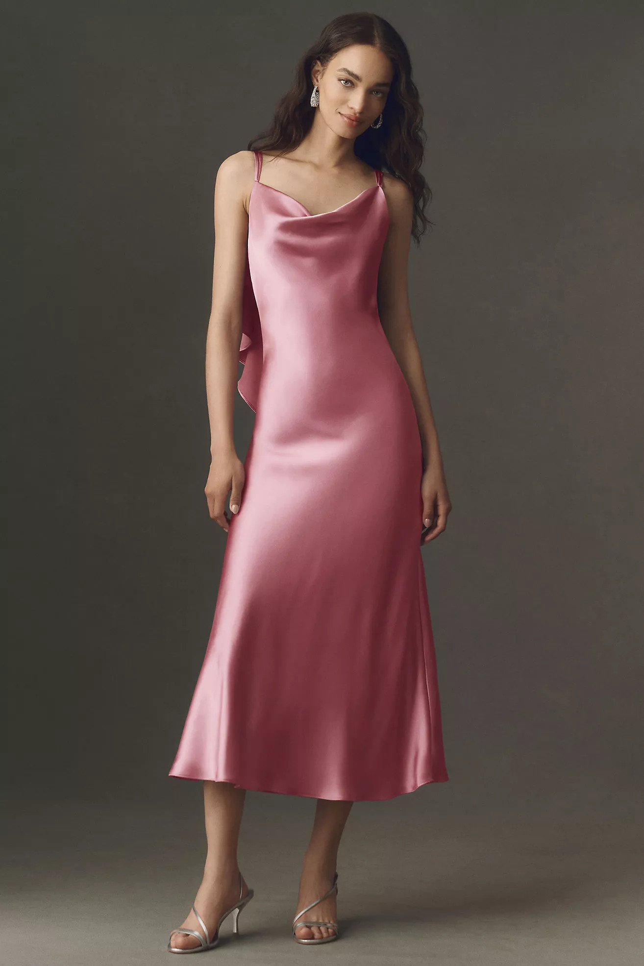 BHLDN Blair Cowl-Neck Slip Maxi Dress | Anthropologie (US)