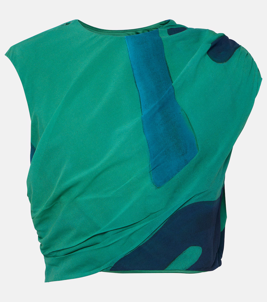 Frankie silk-blend crop top | Mytheresa (US/CA)