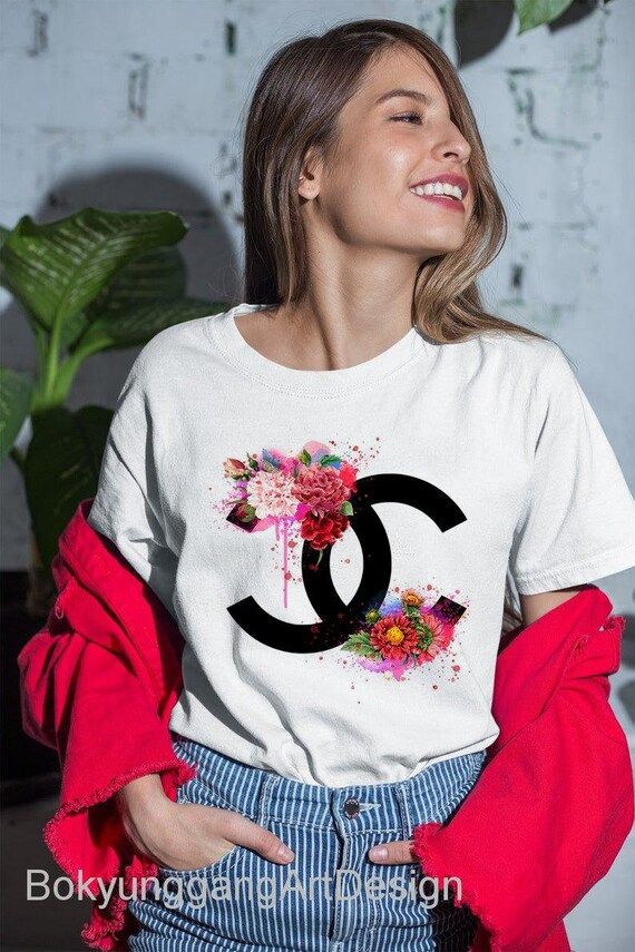 Floral Logo Shirt Design Inspired Fashion Shirt Unisex Fashion | Etsy | Etsy (US)