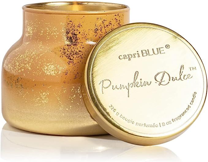 Capri Blue Glimmer Petite Signature Jar - Pumpkin Dulce Scented Candle with Ombre Glass Candle Ho... | Amazon (US)