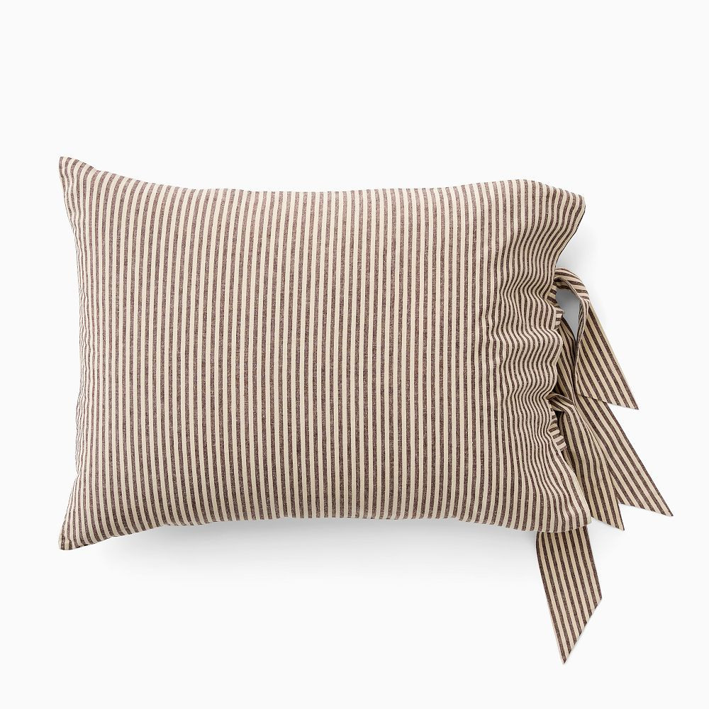 Pierce & Ward Cotton Linen Stripe Duvet Cover & Shams | West Elm (US)