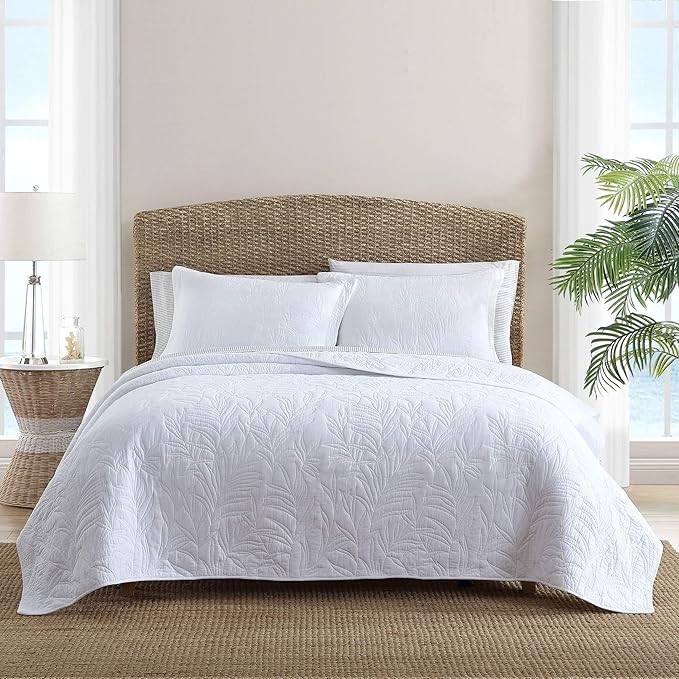 Tommy Bahama Home | Costa Sera Collection | Soft and Breathable, Quilt Bedpsread Coverlet Seasons... | Amazon (US)