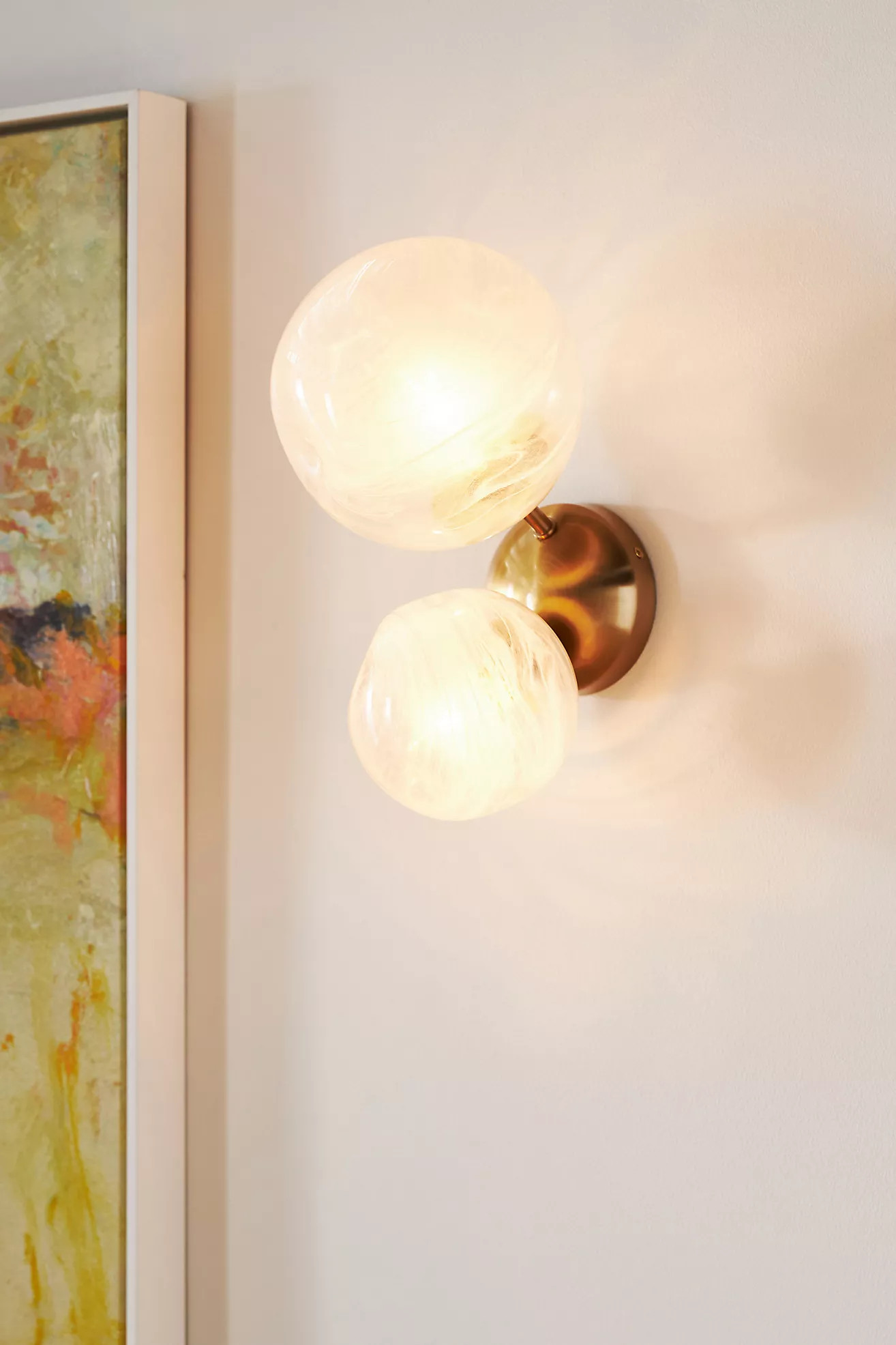 Cloud Double Sconce | Anthropologie (US)