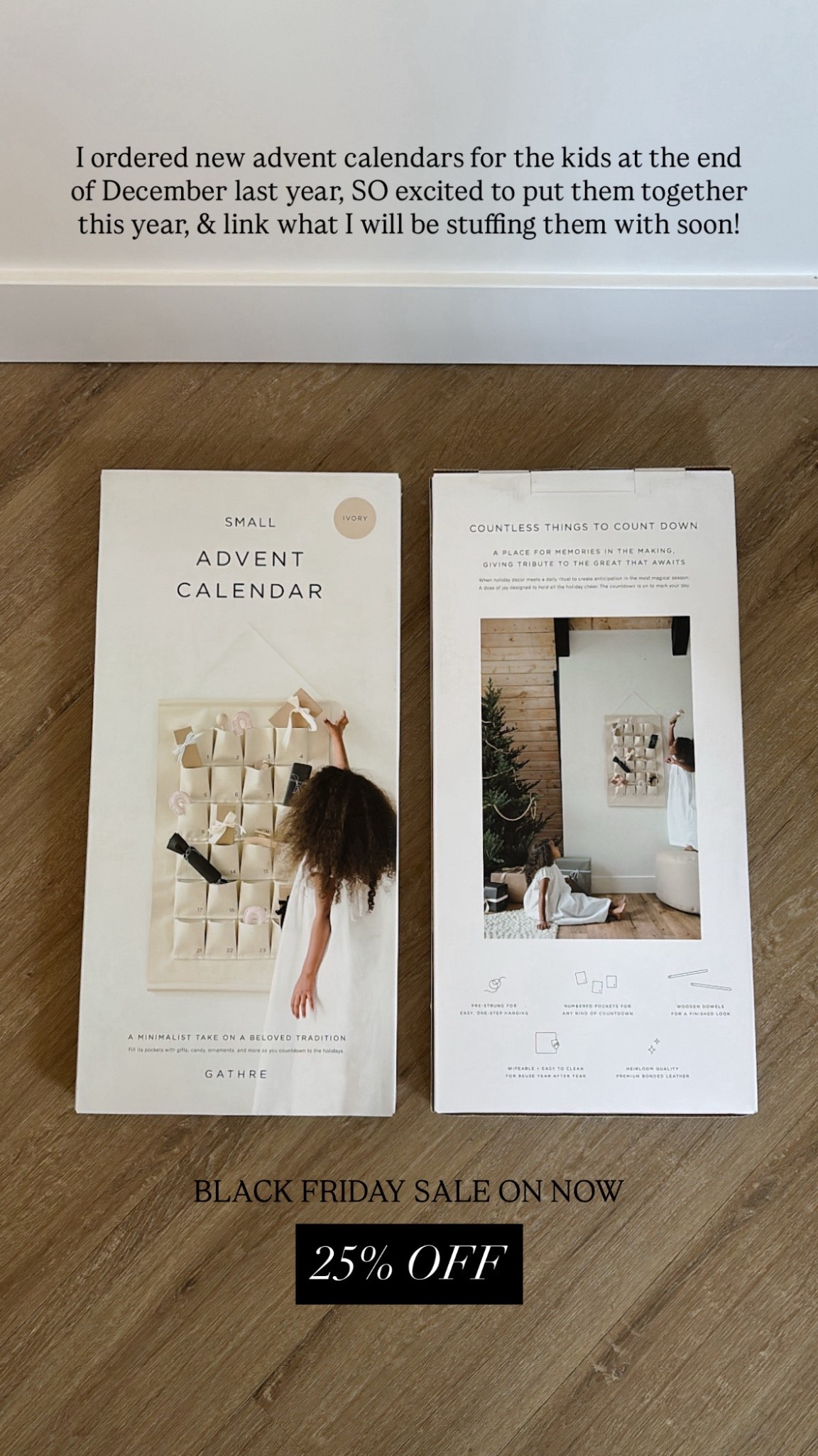 H O L I D A Y / I ordered new advent calendars for the kids at the end of December last year, SO excited to put them together this year & link what I will be stuffing them with soon!

#LTKholiday #LTKsale #LTKcanada