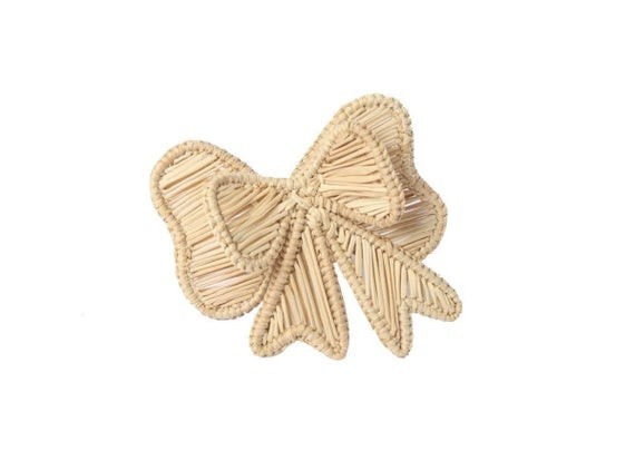 Bow Tie Iraca Palm Napkin Ring | Etsy | Etsy (US)