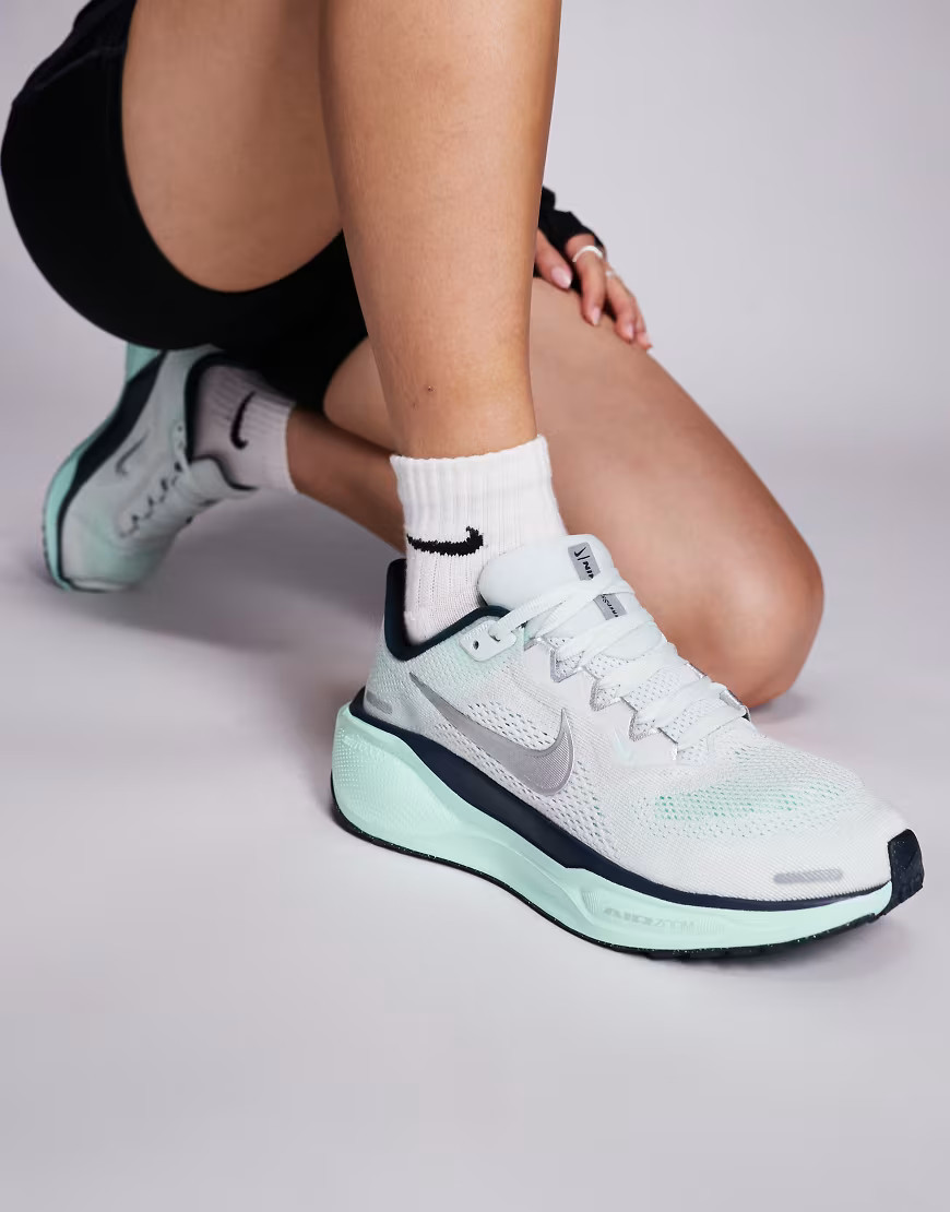 Nike Running Air Zoom Pegasus 41 trainers in light green | ASOS (Global)