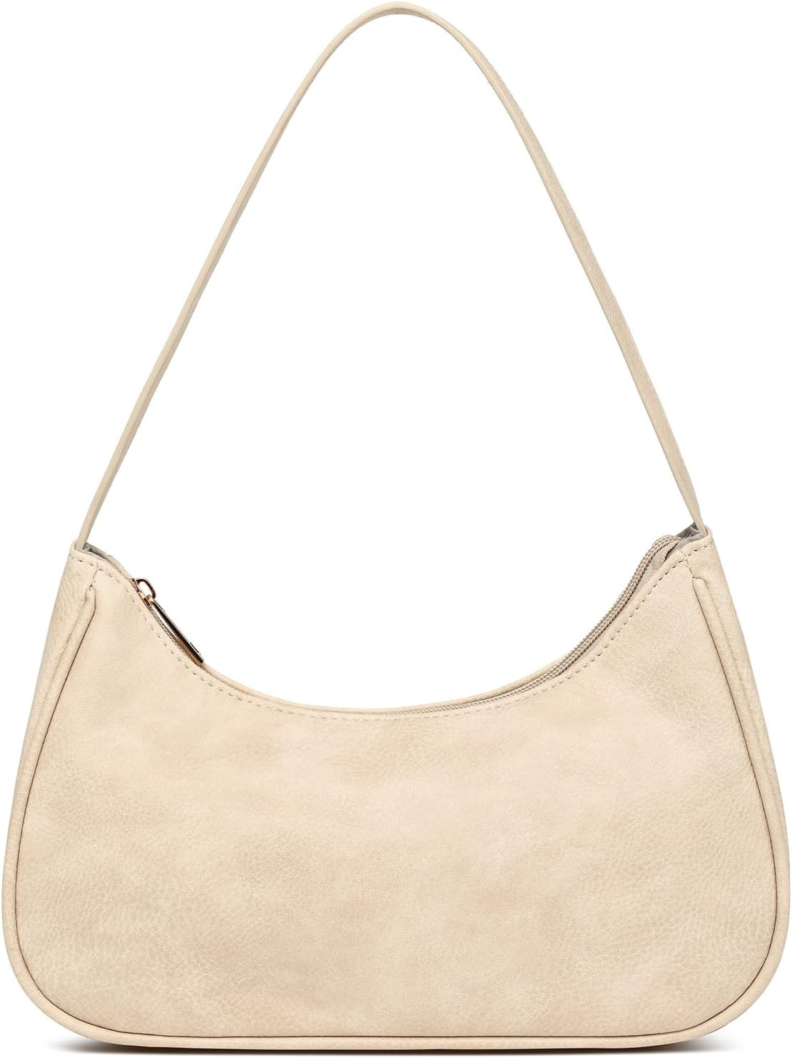 Afashor Shoulder Bags for Women Vegan Leather Hobo Sling Tote Handbag Retro Clutch Purse with Zipper Closure | Amazon (US)